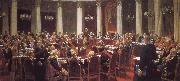 Ilia Efimovich Repin May 7, 1901 a State Council meeting Sweden oil painting artist